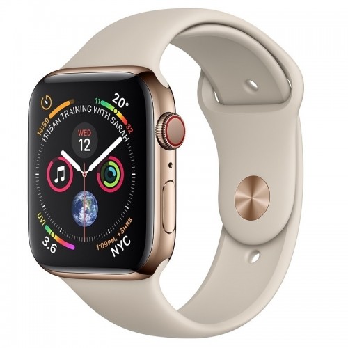 Смарт-годинник Apple Watch Series 4 GPS + Cellular 40mm Gold Stainless Steel Case with Stone Sport Band (MTVN2) (F00169905)