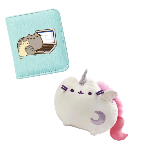 Комплект 2Life М'яка іграшка 15х12 см та Гаманець Pusheen cat v-12486
