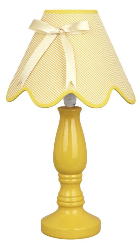 Настільна лампа Candellux Lola 26x41 см Жовтий (41-04680)