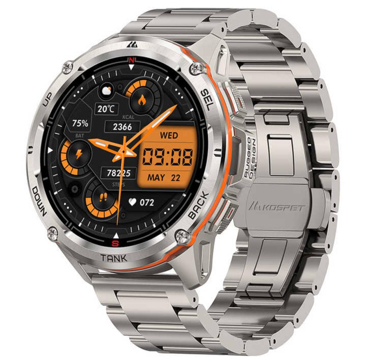 Смарт-годинник тактичний Kospet Tank T3 Ultra Special Edition Silver (KTT0003USES)