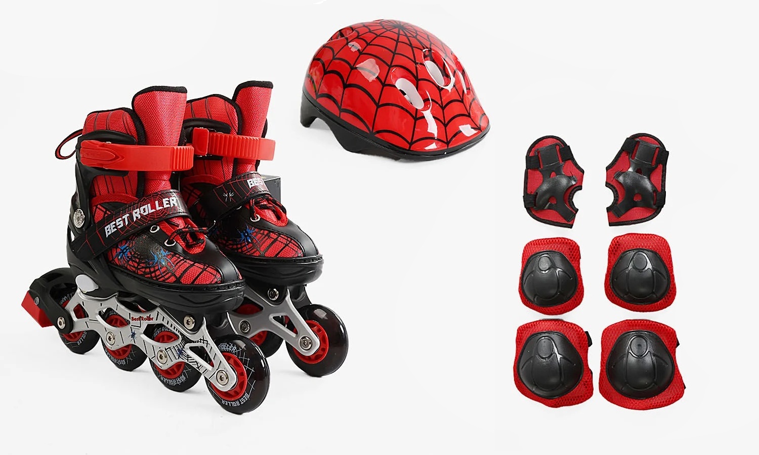 Комплект роликів із захистом Best Roller 405-S PVC 28-31 Червоний (173348)