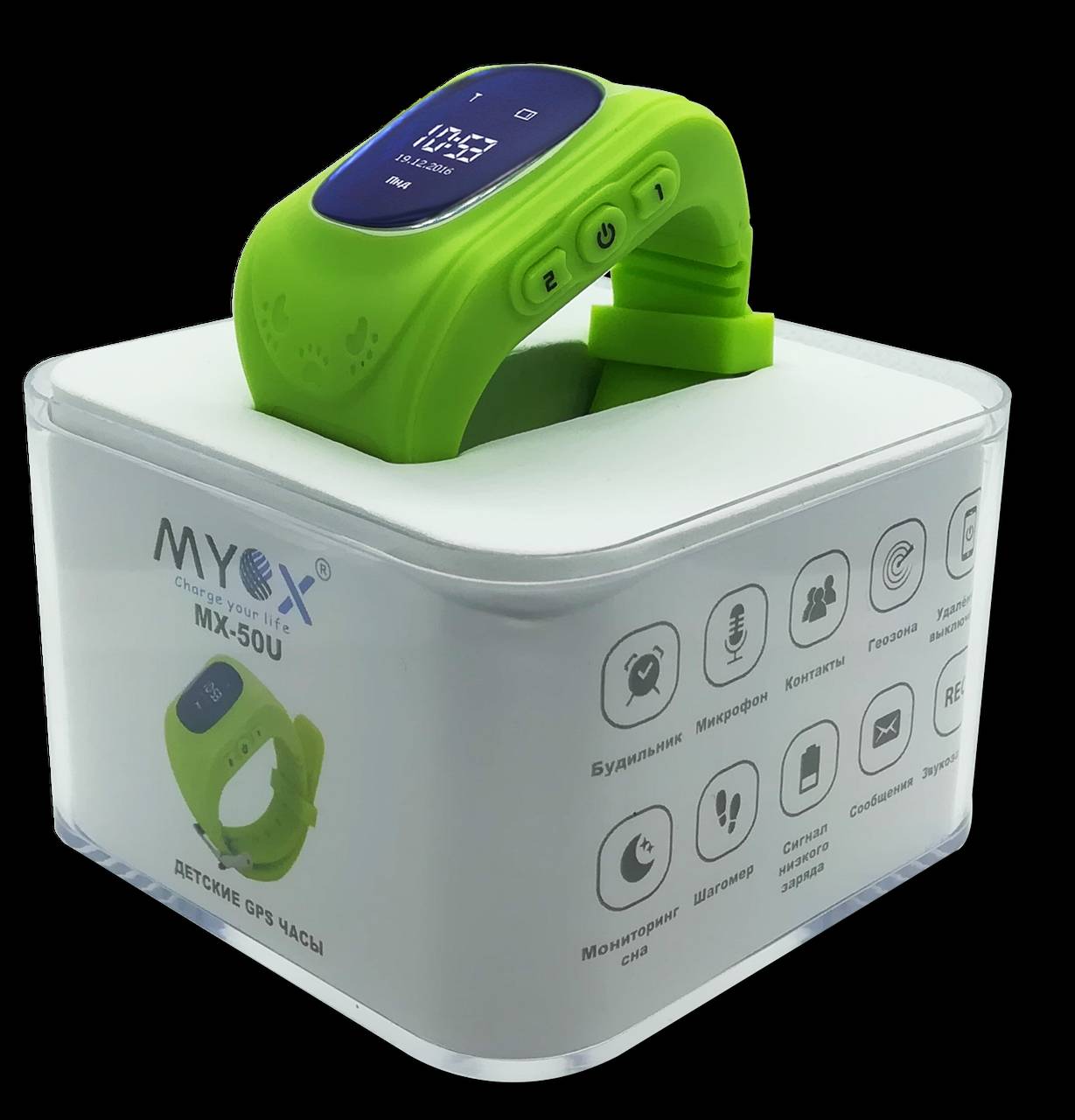 Дитячий GPS-годинник MYOX MX-50U Зелений