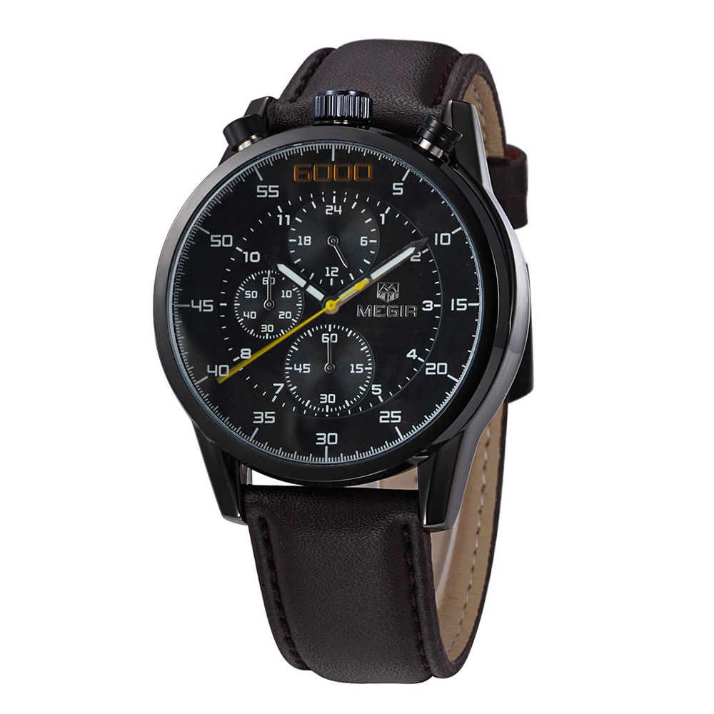 Годинник Megir Black Brown MG3005 (ML3005G-BKBN-1)