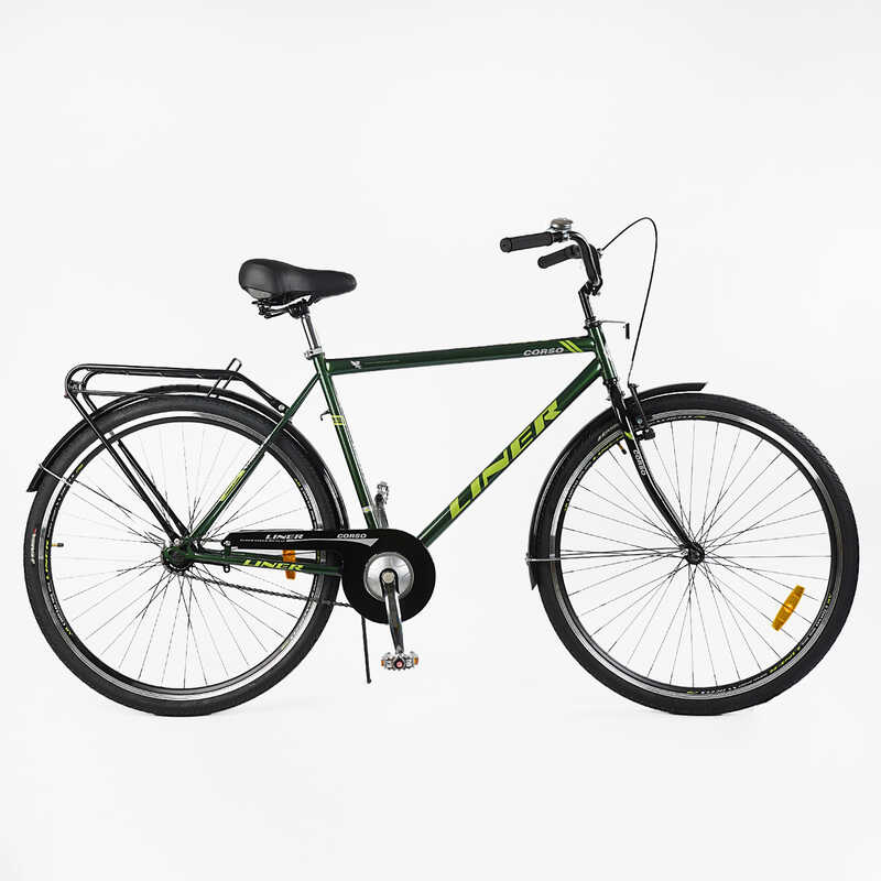 Велосипед міський Corso 28 Liner LN-081 19 Чорно-жовтий (168025)
